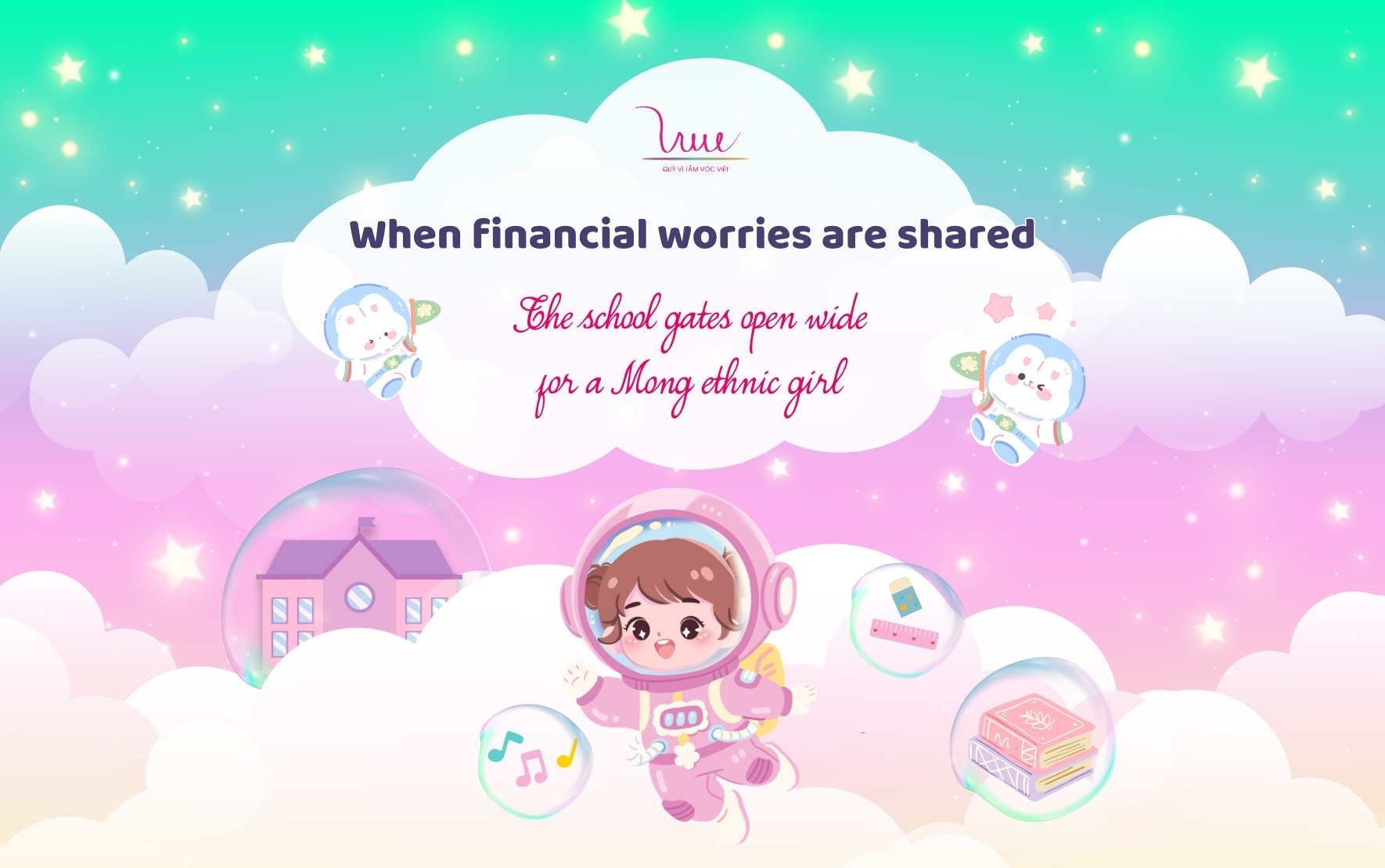 When financial worries are shared, the school gates open wide for a Mong ethnic girl